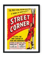 Street Corner Retro Film Poster
